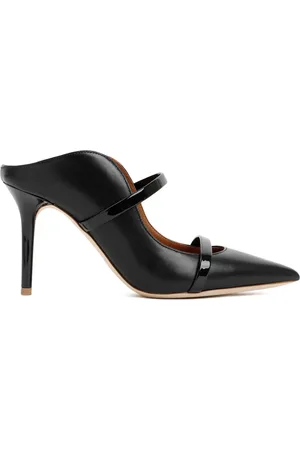 MALONE SOULIERS Buty, Kobieta, Czarny, 39 EU, Czarne Skórzane Maureen Obcasy Wysokie Obcasy