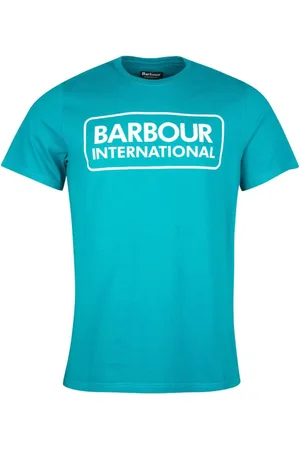 Barbour Koszulki, Mężczyzna, Zielony, L, Bawełna, Duży T-shirt z logo