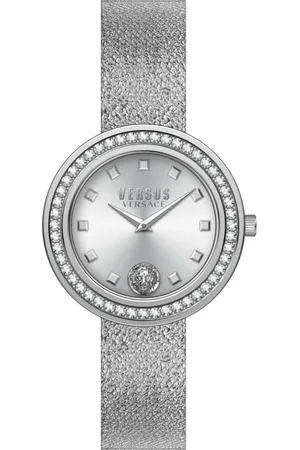 VERSACE Akcesoria, Kobieta, Szary, ONE SIZE, Zegarek Damski Carnaby Street Kwarcowy