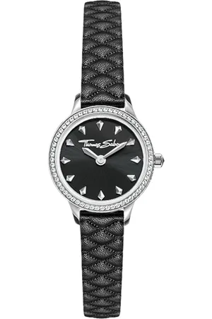 Thomas Sabo Akcesoria, Kobieta, Czarny, ONE SIZE, Nylon, Rebel at Heart Miniature Women Zegarek