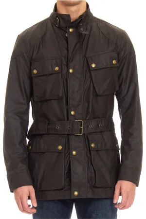 Belstaff Kurtki, Mężczyzna, Zielony, 2XL, Kurtka Trialmaster
