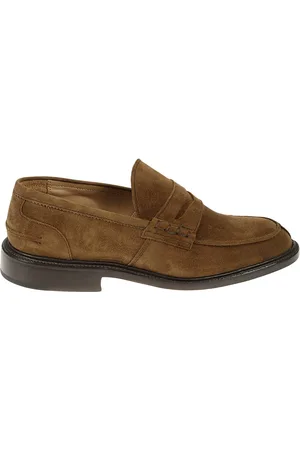 TRICKERS Buty, Mężczyzna, brązowy, 40 EU, Zamsz, Brązowe Mokasynyy dla Stylowych Mężczyzn