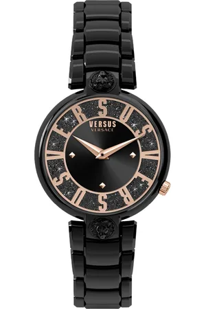VERSACE Akcesoria, Kobieta, Czarny, ONE SIZE, Zegarek Damski Lodovica