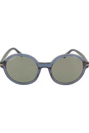 Serengeti Akcesoria, Kobieta, Niebieski, ONE SIZE, Vintage Okrągłe Okulary Przeciwsłoneczne dla Kobiet