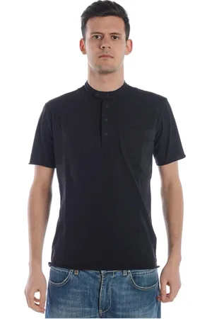 D.A. Daniele Alessandrini Koszulki, Mężczyzna, Niebieski, S, ST Polo Shirt