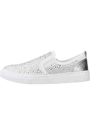 Lumberjack Buty, Kobieta, Biały, 39 EU, Stylowe Slip-On Sneakers dla Kobiet