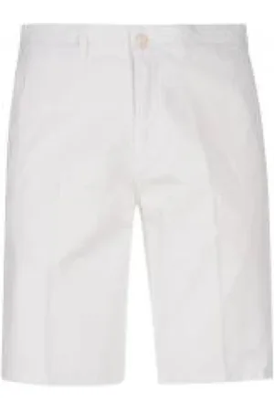 HARMONT&BLAINE Szorty, Mężczyzna, Biały, 2XL, Casual Bermuda Twill Cotton Shorts