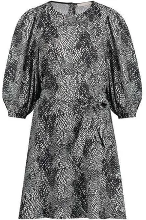 FREEBIRD Sukienki, Kobieta, Czarny, S, Puff Sleeve Short Dress