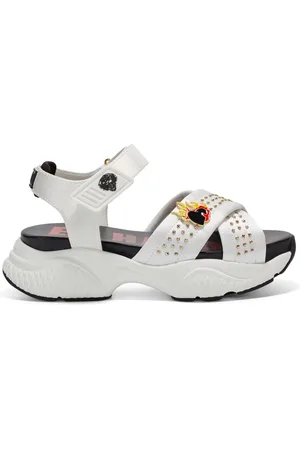 ED HARDY Buty, Kobieta, Biały, 38 EU, Flaming Sandal Trendsetter