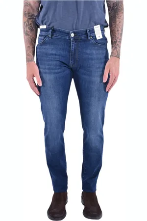 PT Torino Jeansy, Mężczyzna, Niebieski, W38, Denim, Indigo Jeansy Podróżne