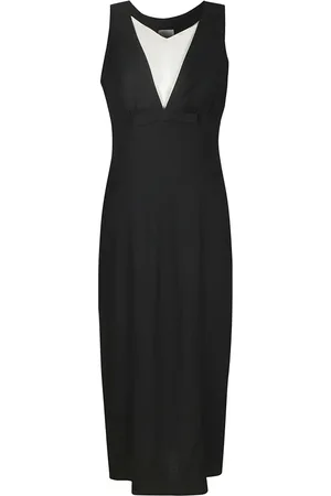 Patou Sukienki, Kobieta, Czarny, M, Elegancka Czarna Sukienka