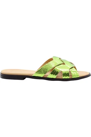 CTWLK. Buty, Kobieta, Zielony, 37 EU, Niebieskie Jagodowe Kapcie