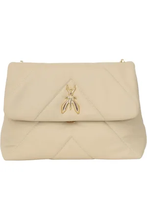 Patrizia Pepe Torebki, Kobieta, Beżowy, ONE SIZE, Torba na ramię Fly Padded