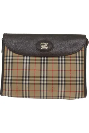 Burberry Pre-owned, Kobieta, Beżowy, ONE SIZE, Pre-owned Canvas clutches