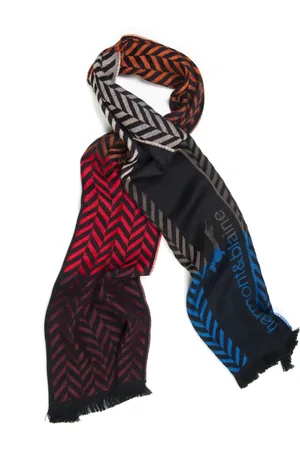 HARMONT&BLAINE Akcesoria, Mężczyzna, Wielobarwność, ONE SIZE, Stylowy Męski Szalik