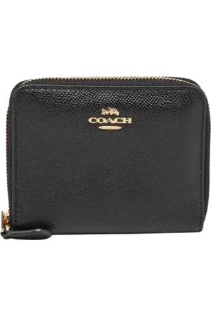 Coach Pre-owned, Kobieta, Czarny, ONE SIZE, Pre-owned skórzane portfele