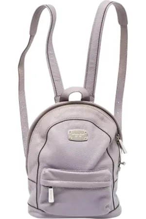 Michael Kors Pre-owned, Kobieta, Fioletowy, ONE SIZE, Pre-owned Leather backpacks