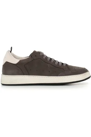 Officine creative Buty, Mężczyzna, Szary, 43 EU, Antracytowe Sneakersy z Nubuku