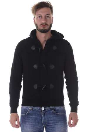 Emporio Armani Bluzy, Mężczyzna, Czarny, M, Bluza z kapturem