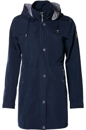 Danwear Kurtki, Kobieta, Niebieski, 7XL, Poliester, Stylowa Wodoodporna Kurtka Zimowa Navy