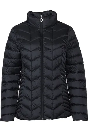 Danwear Kurtki, Kobieta, Czarny, 3XL, Nylon, Luksusowa Kurtka Puchowa Gunda 09 Czarna