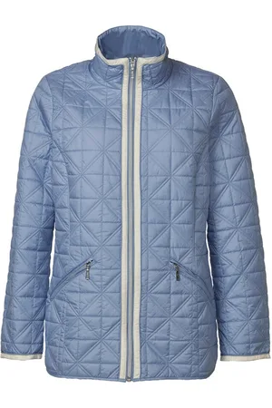 Danwear Kurtki, Kobieta, Niebieski, S, Pikowana Kurtka Ghita Jasnoniebieska