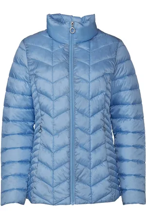 Danwear Kurtki, Kobieta, Niebieski, 4XL, Nylon, Luksusowa Kurtka Zimowa Gunda 21 Jasnoniebieska