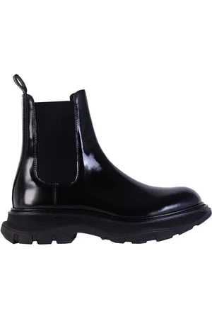 Alexander McQueen Buty, Mężczyzna, Czarny, 39 1/2 EU, Czarne Chelsea Buty