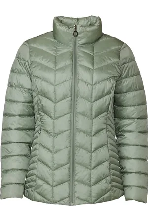Danwear Kurtki, Kobieta, Zielony, 4XL, Luksusowa Kurtka Puchowa Zielona