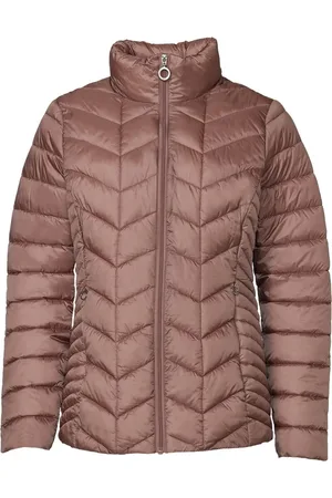 Danwear Kurtki, Kobieta, Różowy, 5XL, Nylon, Luksusowa Kurtka Zimowa dla Kobiet