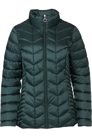 Danwear Kurtki, Kobieta, Zielony, XL, Luksusowa Lekka Kurtka Puchowa