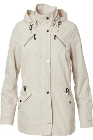 Danwear Kurtki, Kobieta, Beżowy, 5XL, Bawełna, Miękka Kurtka Bawełniana Styl Windfield