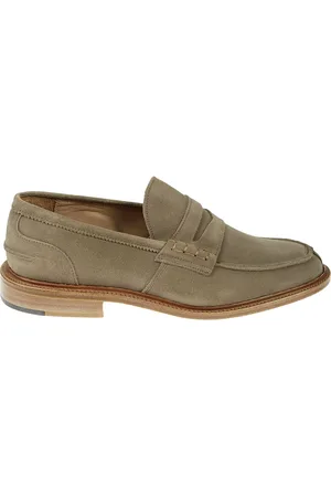 TRICKERS Buty, Mężczyzna, Beżowy, 40 EU, Zamsz, Beżowe Mokasyny Mokasyny