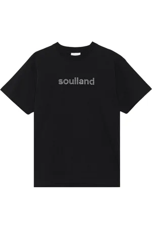 Soulland Koszulki, unisex, Czarny, XL/2XL, Rhinestone T-shirt