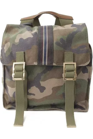 VALENTINO Torebki, Mężczyzna, Wielobarwność, ONE SIZE, Len, Zielona torba wiaderko i plecak Ss 22