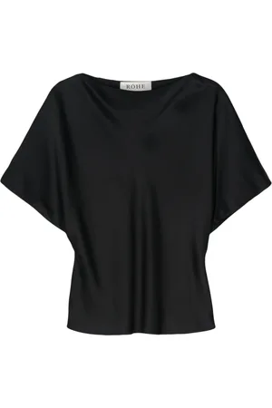 Rohe Koszulki, Kobieta, Czarny, M, Satin Top