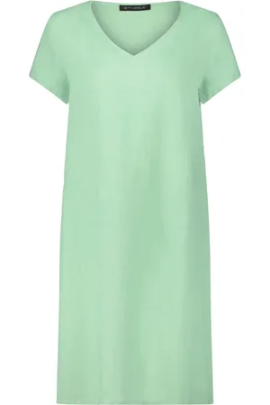 Betty Barclay Sukienki, Kobieta, Zielony, XL, Tropikalna Maxi Sukienka Letnia