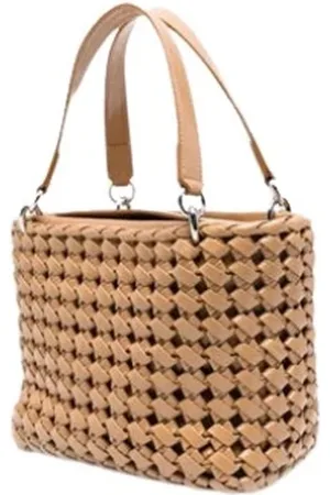 THEMOIRÈ Torebki, Kobieta, brązowy, ONE SIZE, Elegancka Knots Clay Clutch Bag