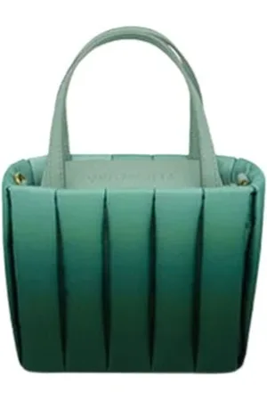 THEMOIRÈ Torebki, Kobieta, Zielony, ONE SIZE, Nylon, Gradient Nylon Mini Tote