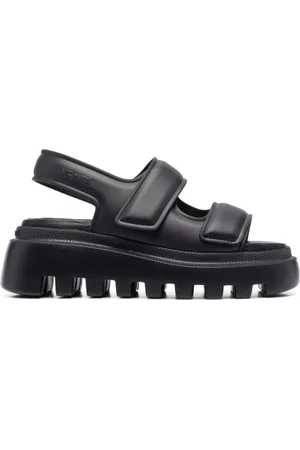 vic matiè Buty, Kobieta, Czarny, 40 EU, Płaskie sandały dla kobiet