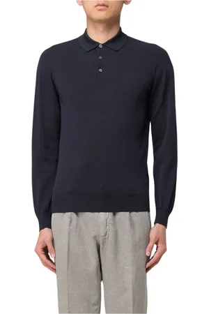 DRUMOHR Koszulki, Mężczyzna, Niebieski, M, Rasato Polo Sweter