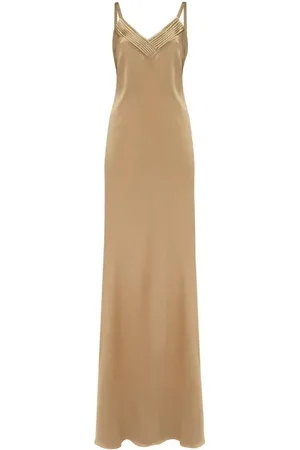 MVP Wardrobe Sukienki, Kobieta, brązowy, 2XS, CAP Martin Long Dress