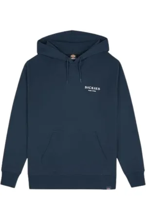 Dickies Bluzy, Mężczyzna, Niebieski, S, Niebieski Oatfield Hoodie
