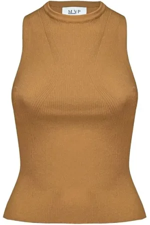MVP Wardrobe Koszulki, Kobieta, brązowy, 2XS, Montfleury Knit TOP