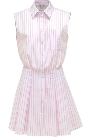 MVP Wardrobe Sukienki, Kobieta, Różowy, XS, Bawełna, ST. Paul Mini Dress