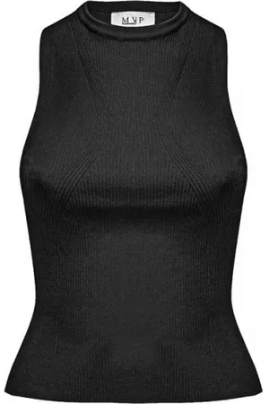 MVP Wardrobe Koszulki, Kobieta, Czarny, 2XS, Montfleury Knit TOP