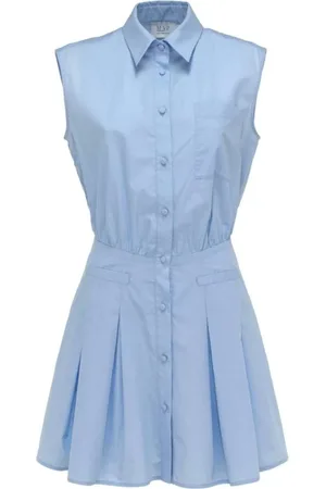 MVP Wardrobe Sukienki, Kobieta, Niebieski, S, Bawełna, Port Grimaud Mini Dress