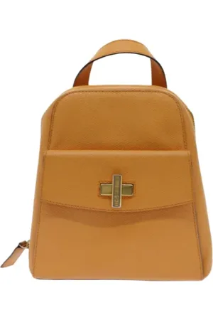 Céline Pre-owned, Kobieta, Żółty, ONE SIZE, Skóra, Pre-owned Leather backpacks