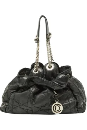 Dior Pre-owned, Kobieta, Czarny, ONE SIZE, Pre-owned Skórzane torebki