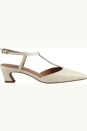 Bibi Lou Buty, Kobieta, Biały, 37 EU, Białe Skórzane Buty Chanel T